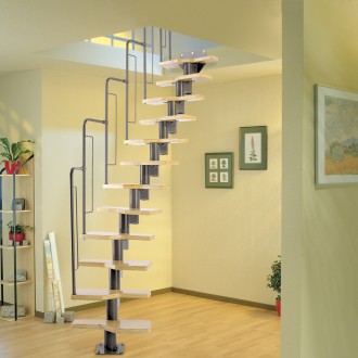 Escalier modulable à pas japonnais Dolle Graz