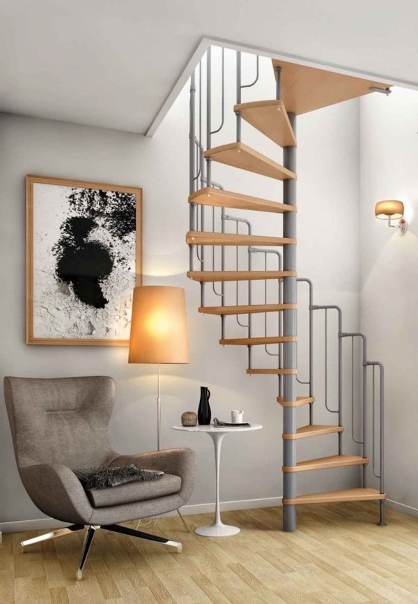 Escalier en colimaçon Barcelona design en spiral