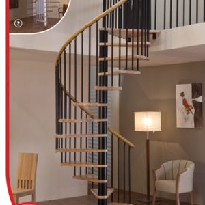 Escalier en colimaçon Minka Spiral decor